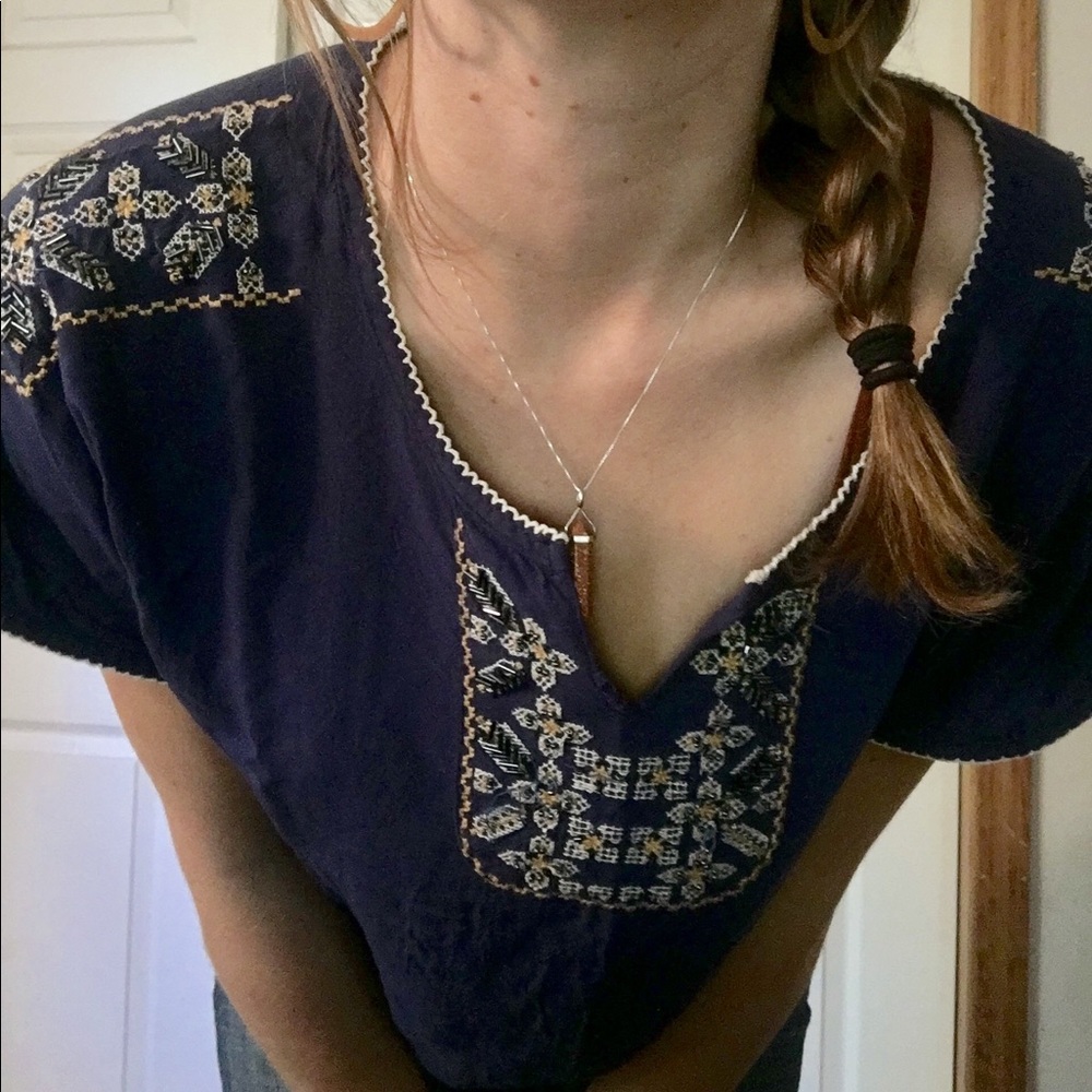 Royal CR blouse